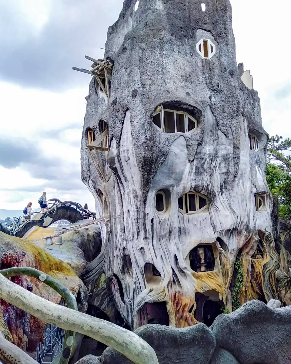 Exterior of Crazy House in Da Lat, Vietnam (2)
