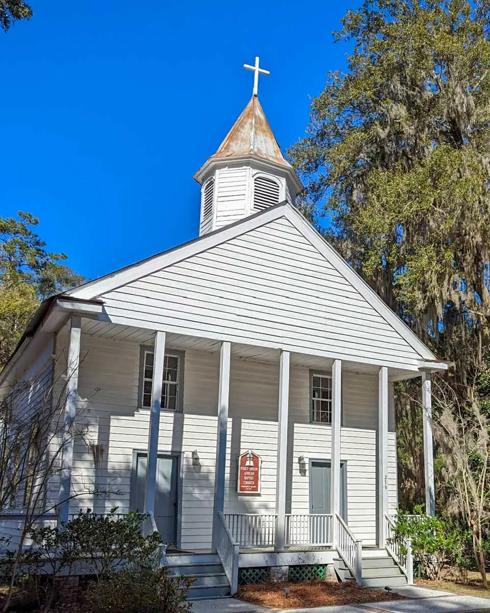 First Union African Baptist Church located on Daufuskie Island, South Carolina
