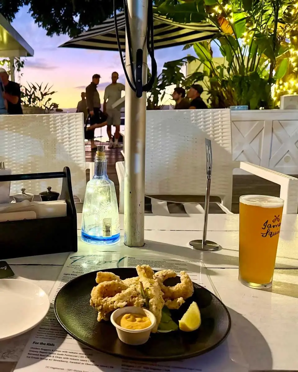 Food eaten at The Garden Bar Bistro, Australia