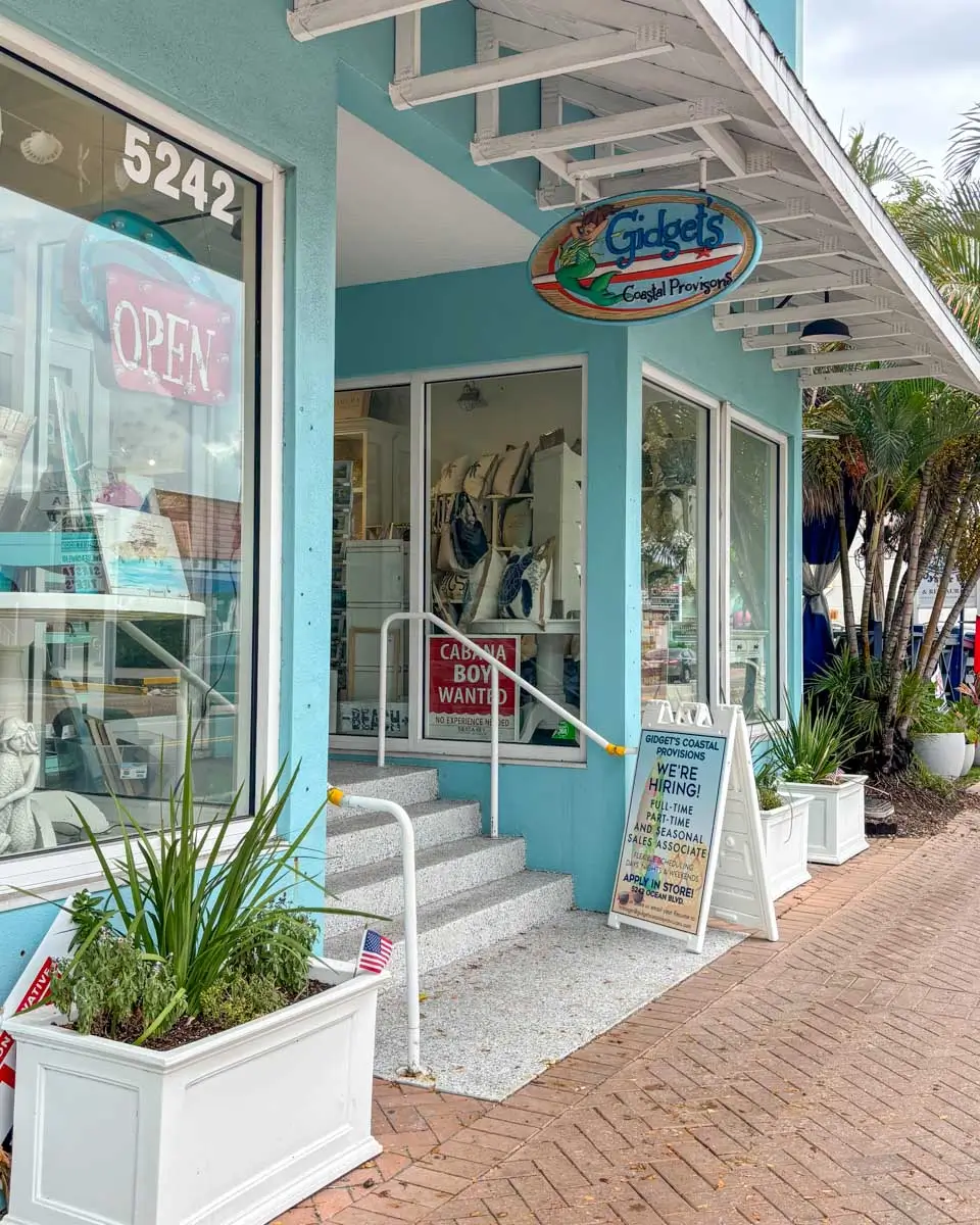 Gidget's Coastal Provisions in Siesta Key Village, Siesta Key, Florida