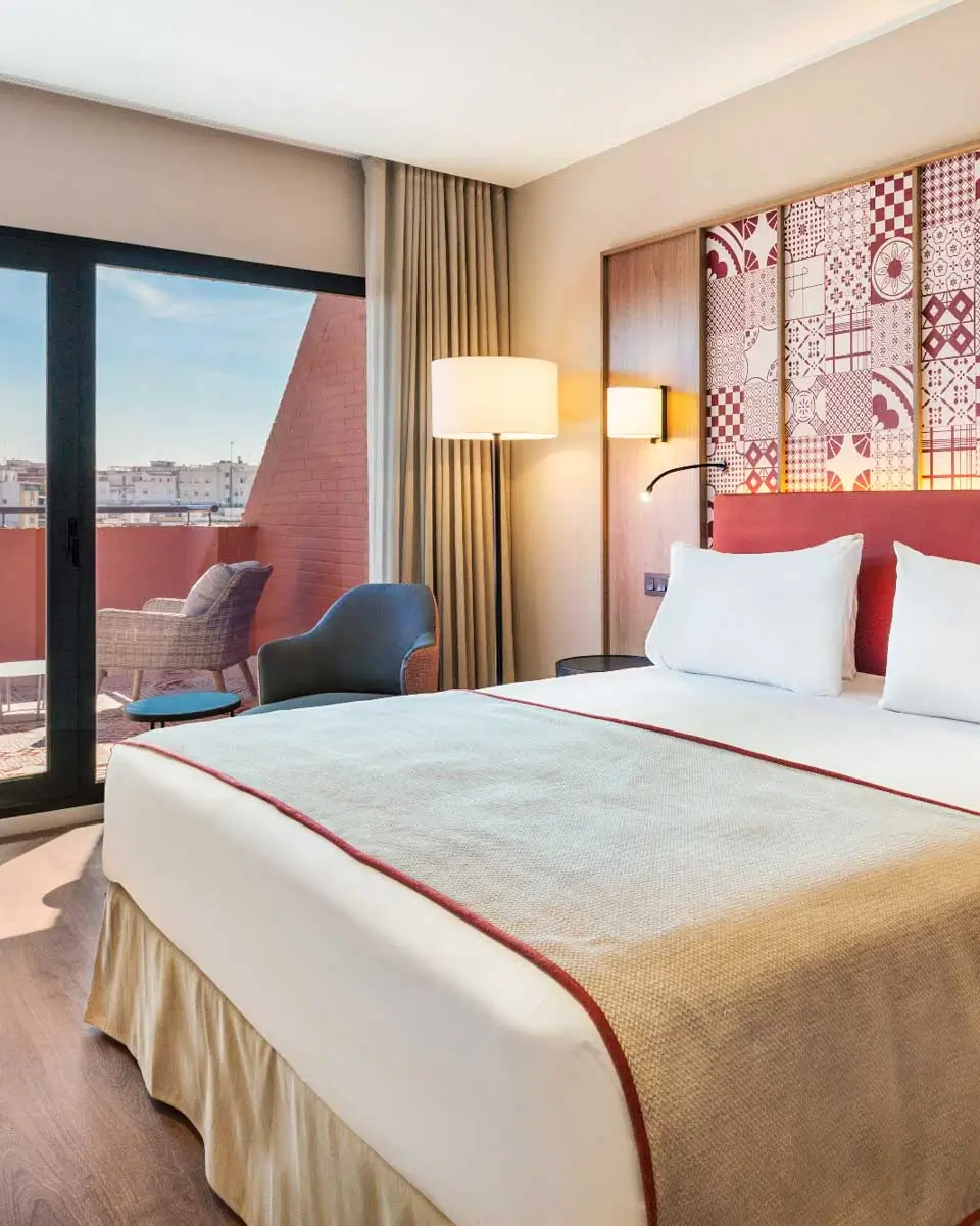 Guestroom at Eurostars Guadalquivir, Seville, Spain 2