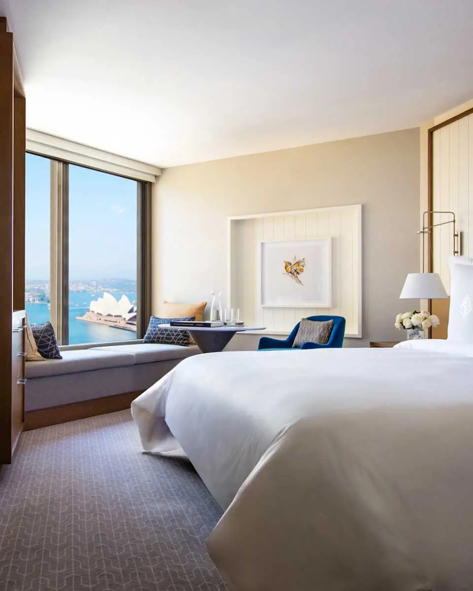 Guestroom at Four Seasons Hotel Sydney, Australia