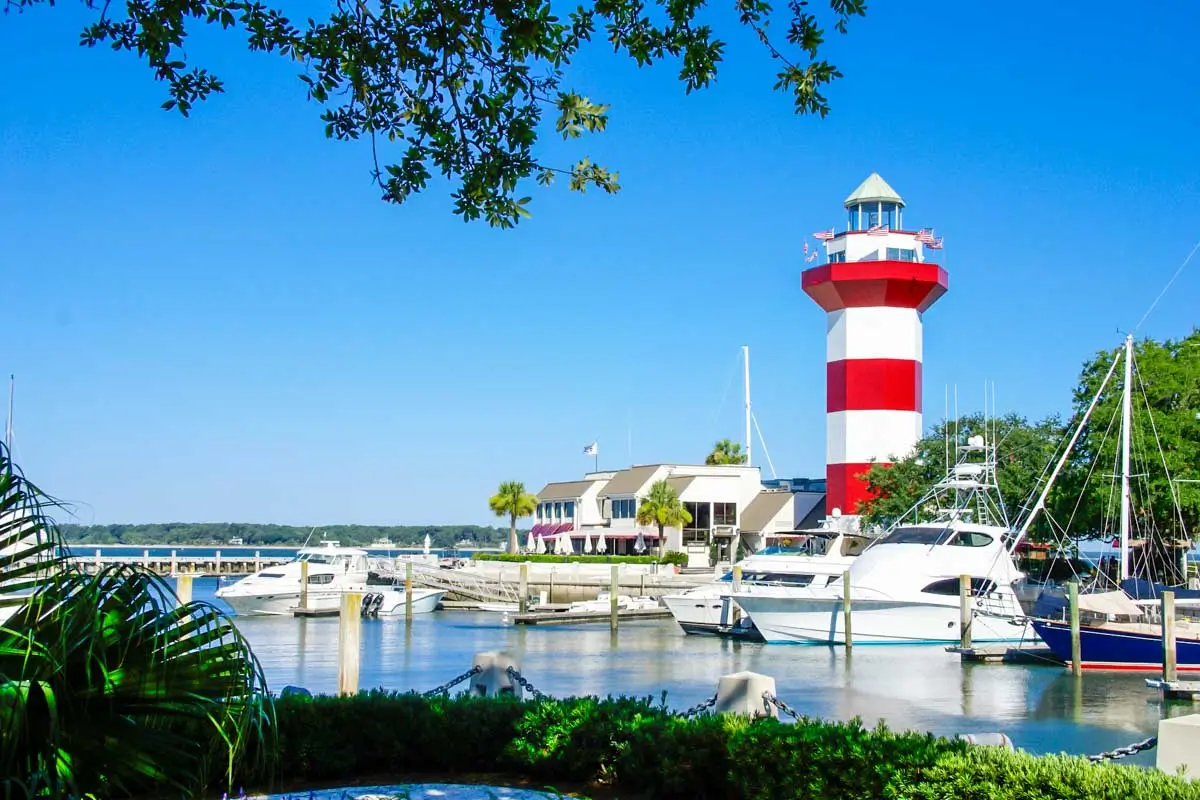 Harbour Town Lighthouse in Hilton Head Island, USA