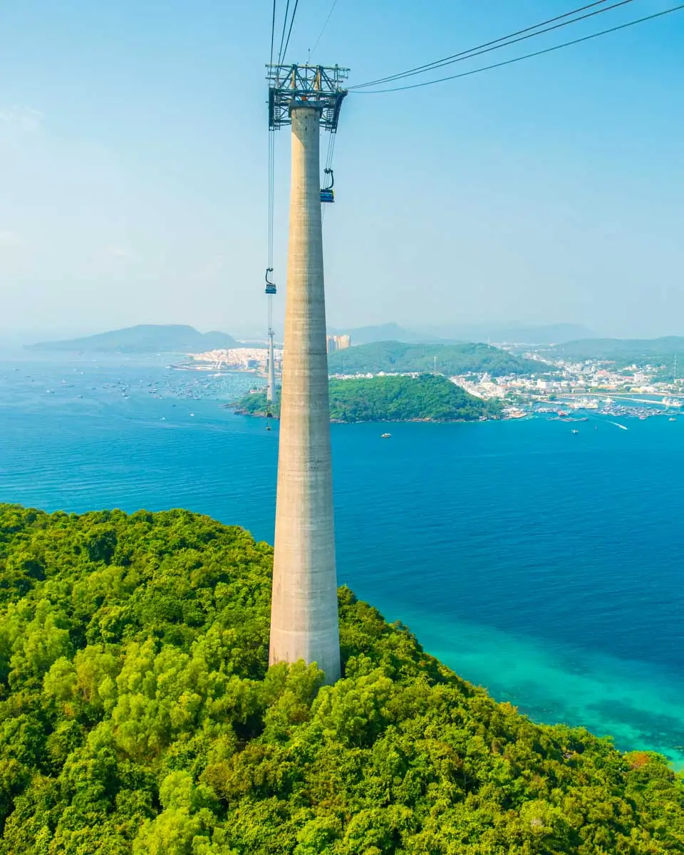 Hon Thom Cable Car in Phu Quoc, Vietnam