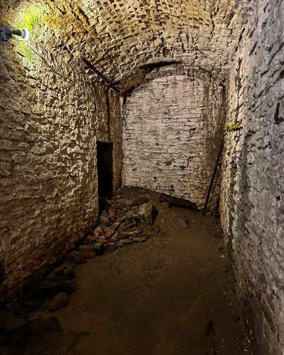 Inside the Brewery tunnels in Cincinnati