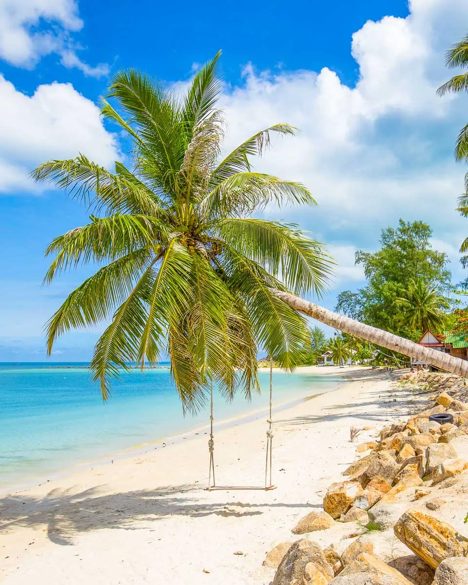 Koh Phangan, Thailand, beach swing 1