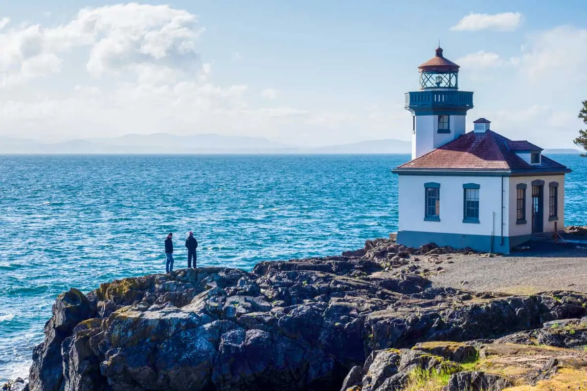 Lime Kiln Point lighthouse, San Juan Islands, Washington