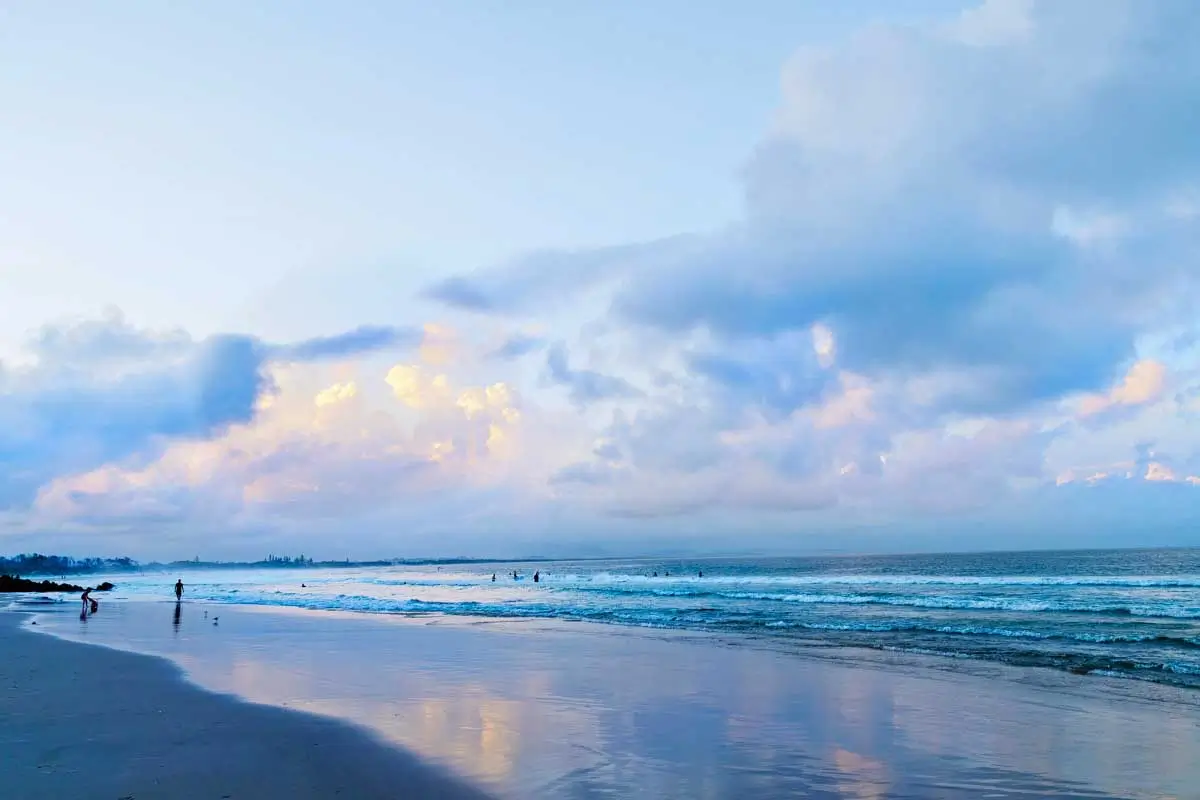 Main beach in Byron Bay, Australia