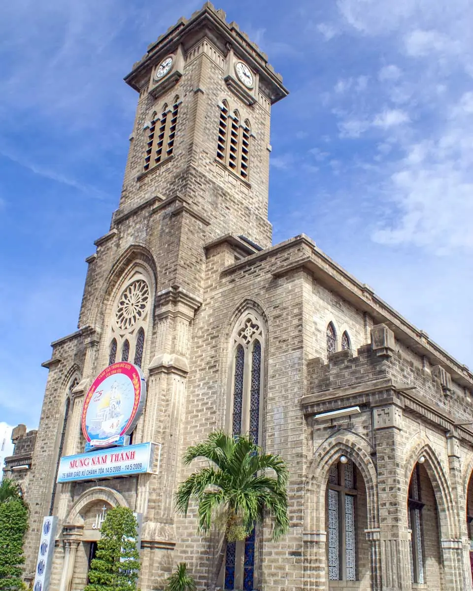 Nha Trang Cathedral exterior, Vietnam