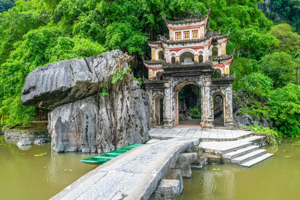 Part if the Hoa Lu Ancient Capital in Ninh Bing, Trang An, Vietnam (1)