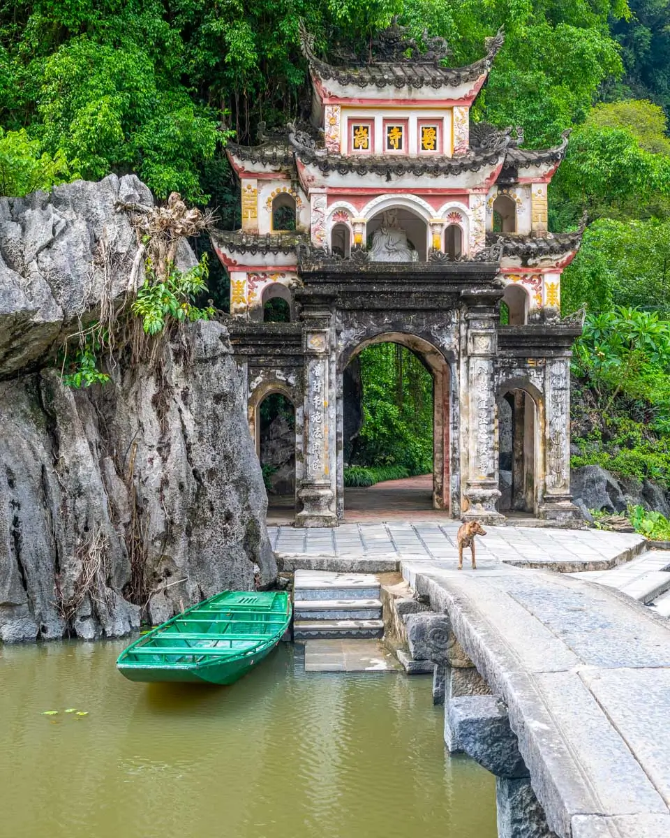 Part if the Hoa Lu Ancient Capital in Ninh Bing, Trang An, Vietnam (2)