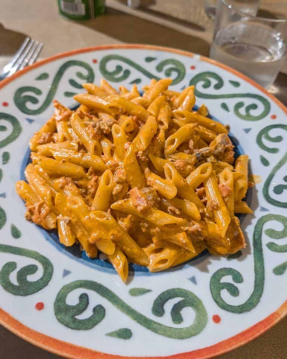 Pasta-for-dinner-in-Da Lat, Vietnam