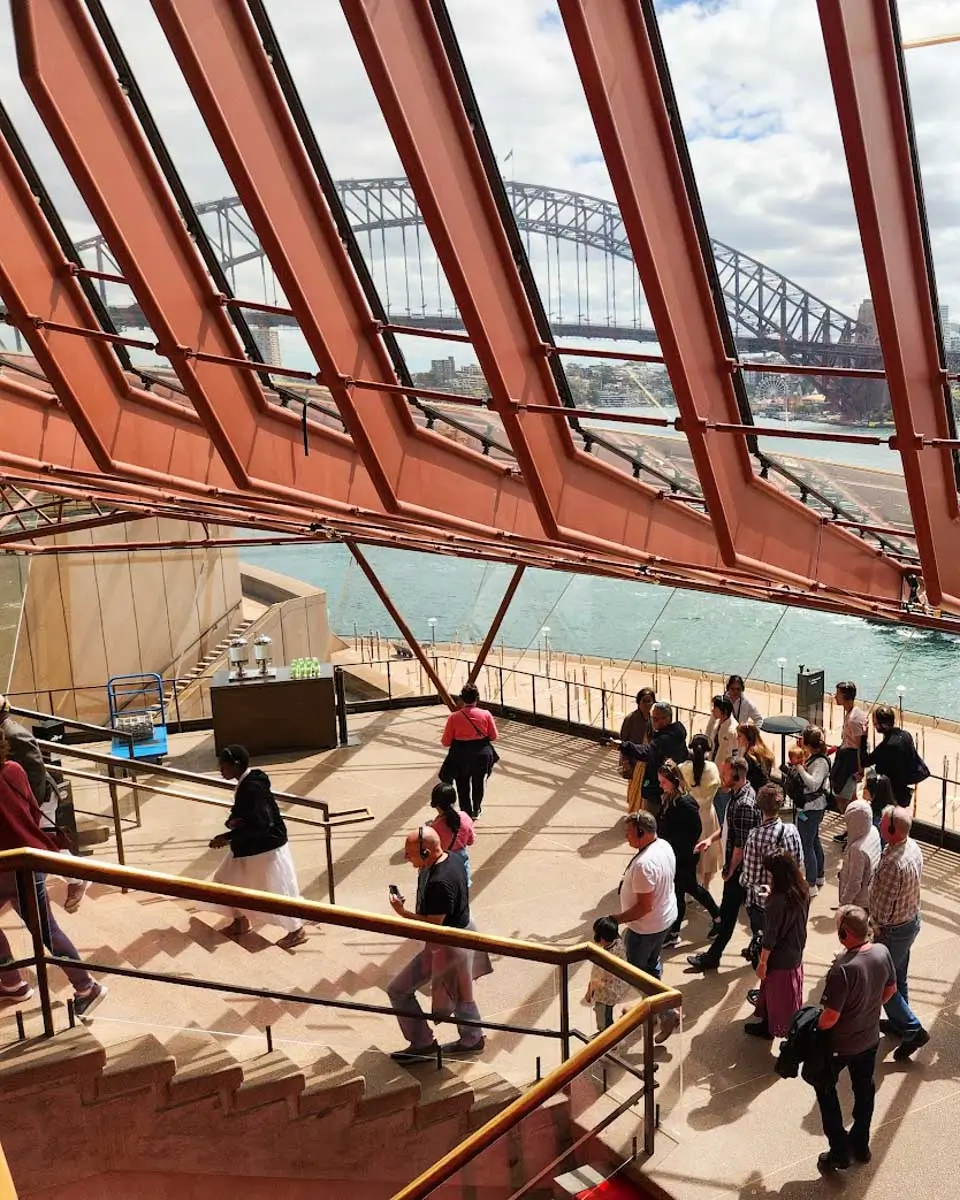 People walking inside the Sydney Opera House, Australia