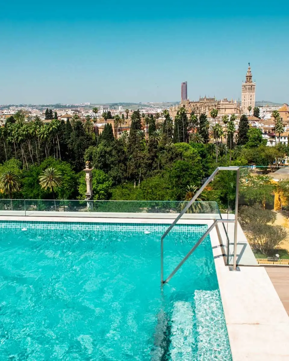 Pool at Hotel Alcázar, Seville, Spain