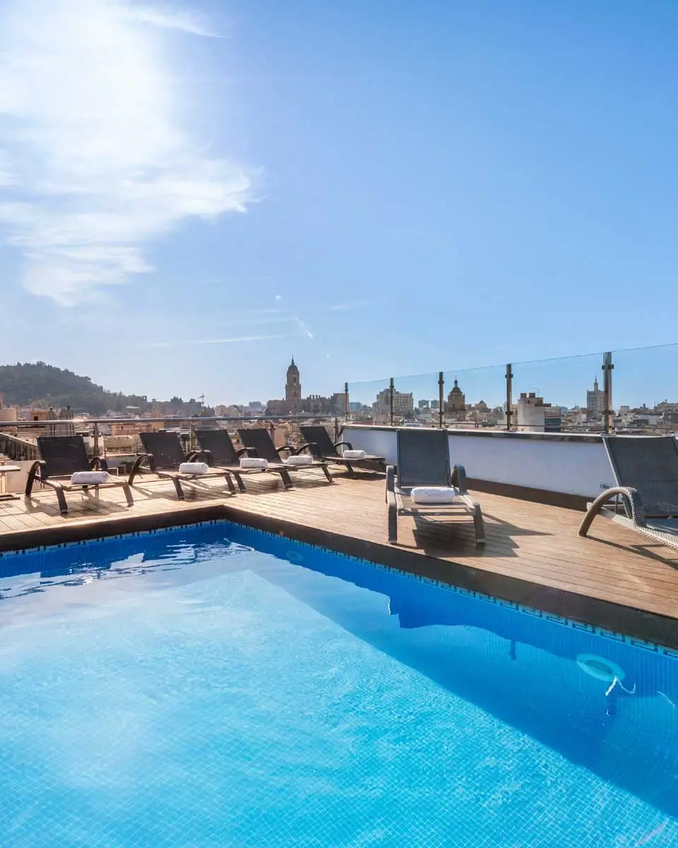 Pool at Salles Hotel Málaga Centro