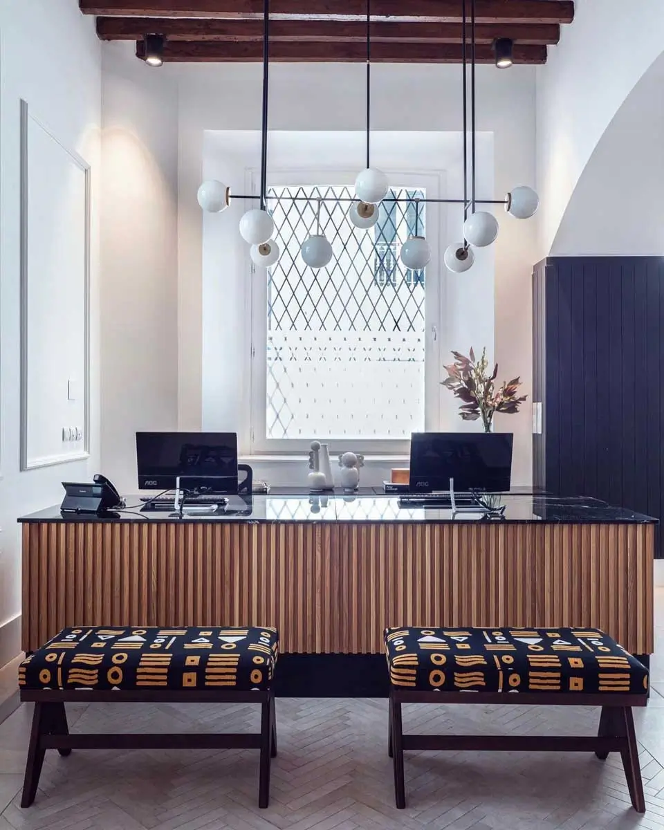 Reception area at Soho Boutique Colón, Malaga