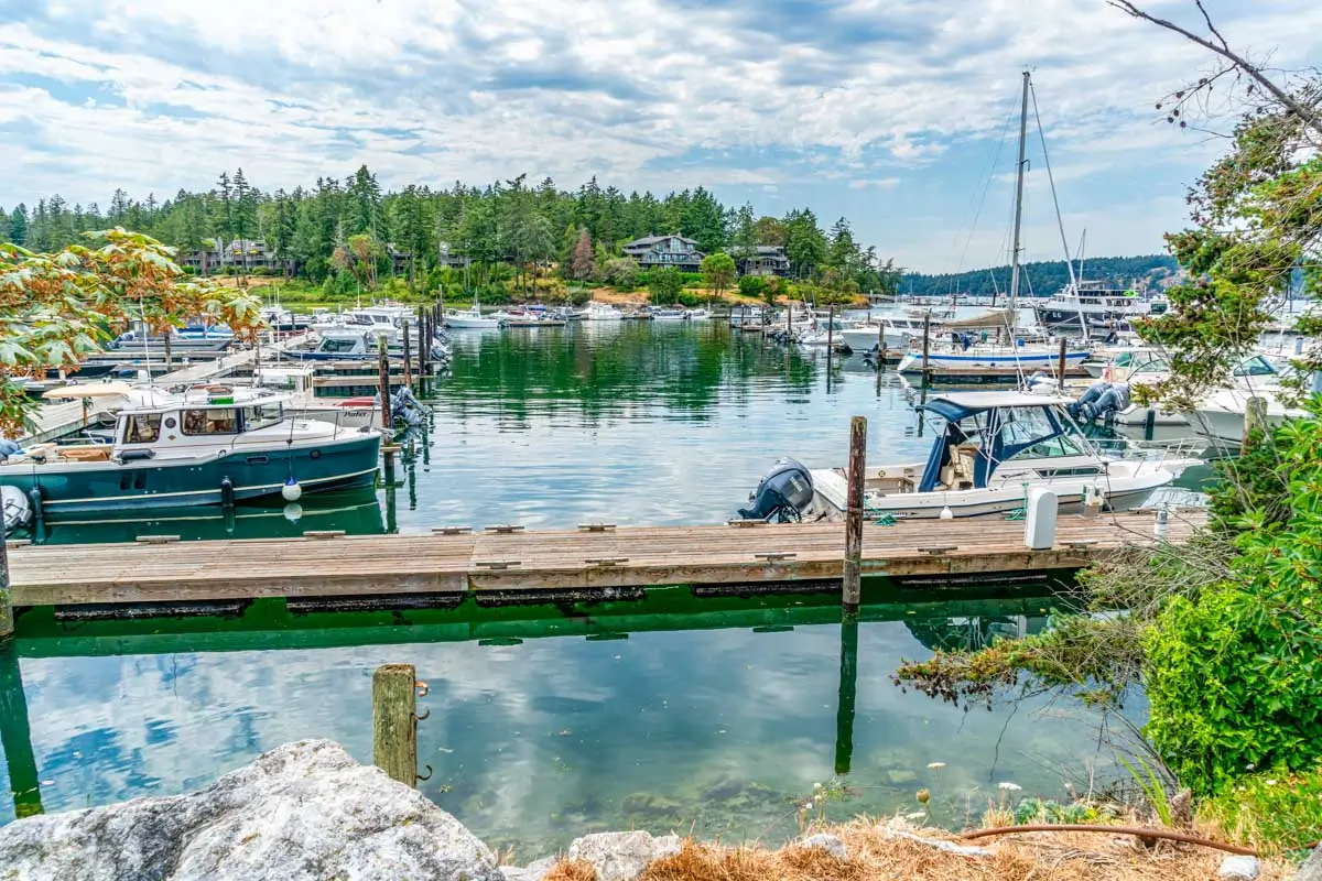 Roche Harbor Marina in the San Juan Islands, Washington