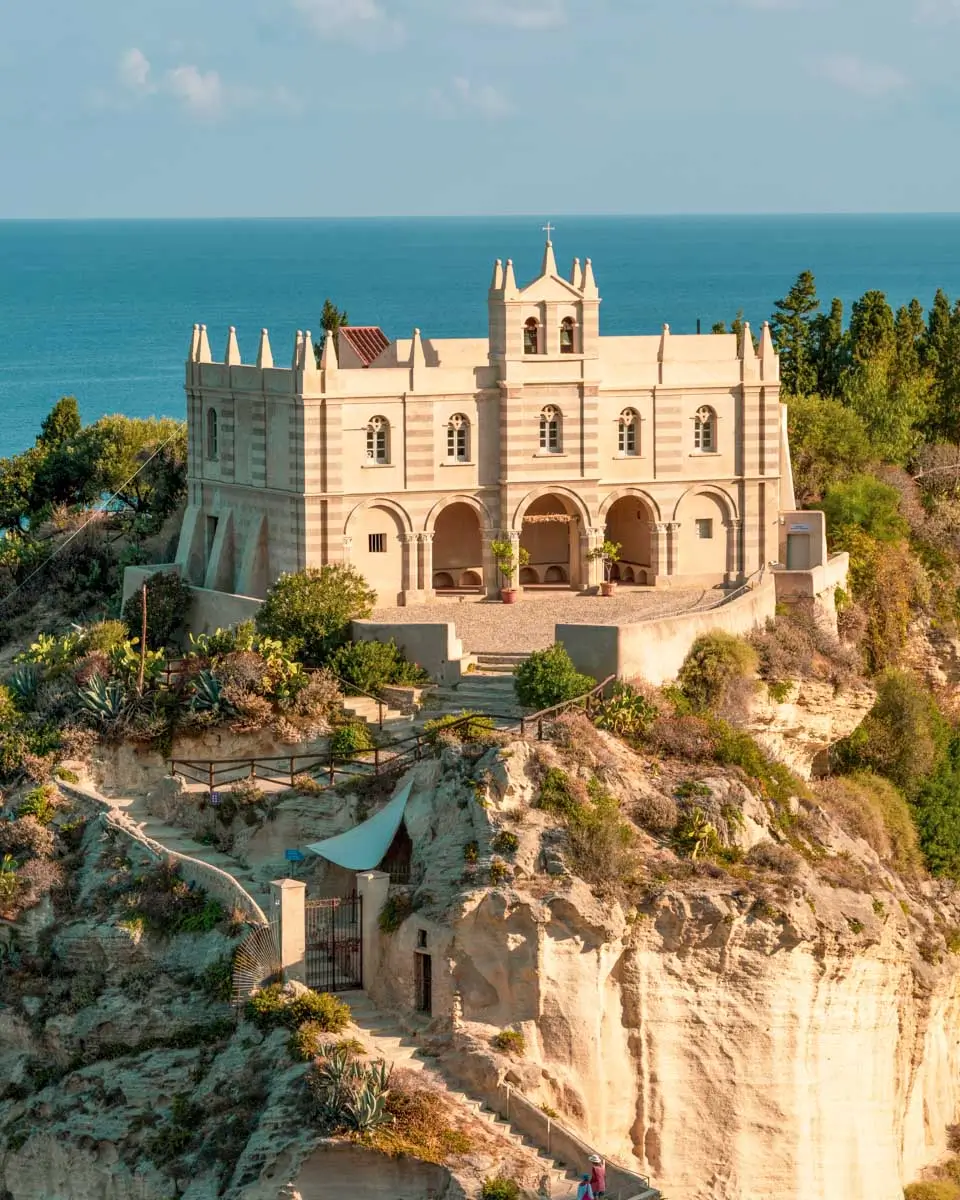 Sanctuary of Santa Maria dell'Isola in Tropea, Italy