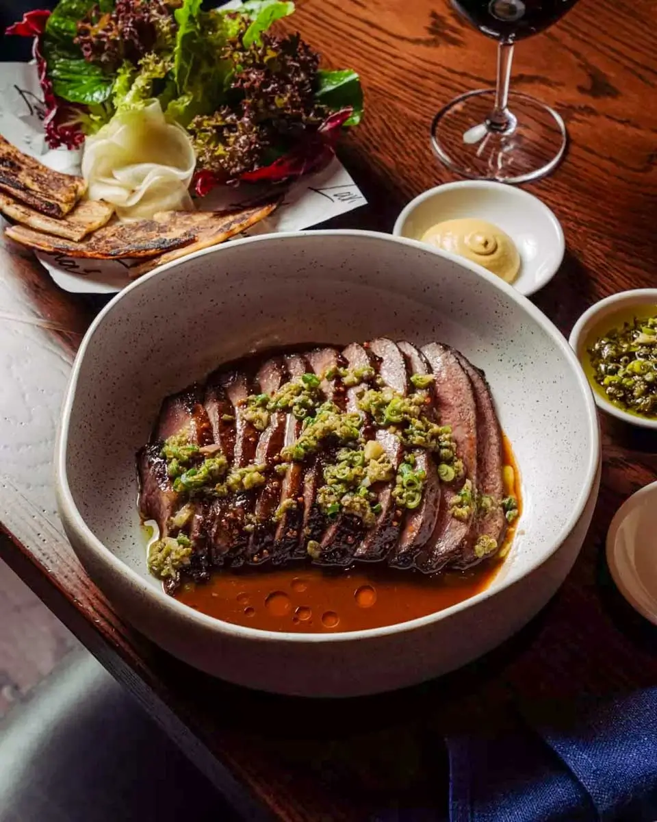 Smoked wagyu at Lana, Sydney