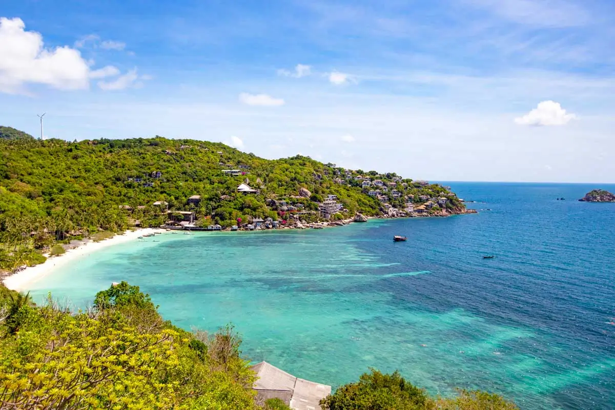 Spectacular view from 360 John-Suwan Viewpoint in Koh Tao, Thailand