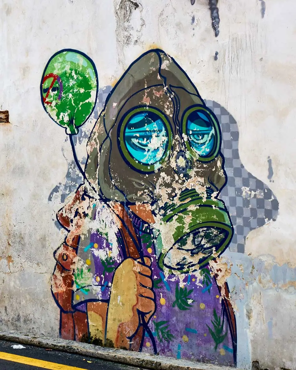 Street art in George Town, Penang, Malaysia