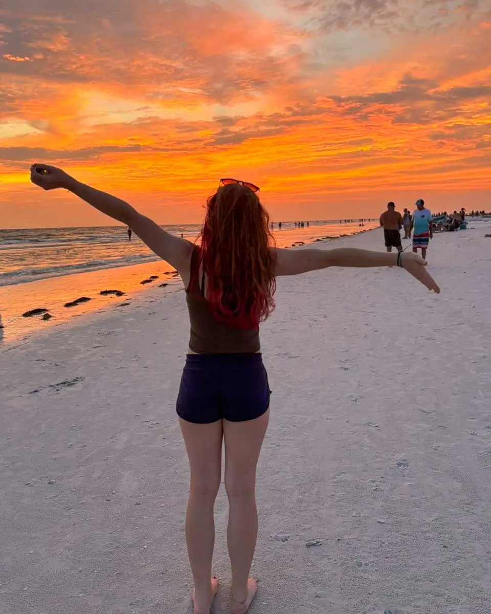 Sunset on Siesta Key Beach, Florida