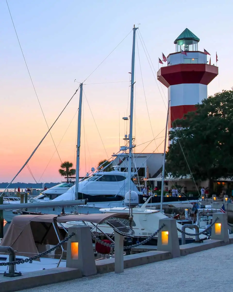Sunset over the Harbour Town at Hilton Head Island, South Carolina 2