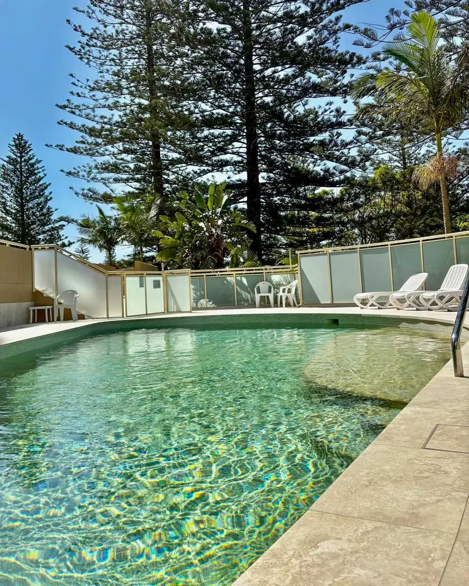 Swimming pool at Northpoint Apartments, Australia