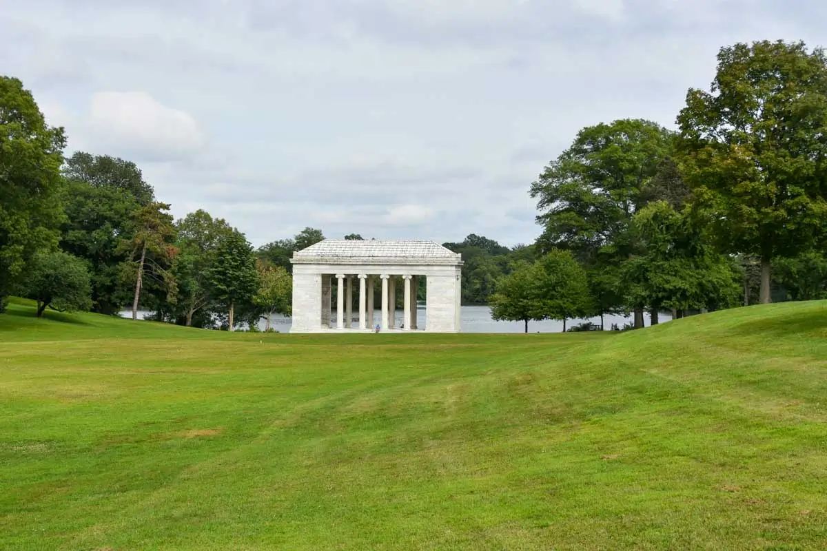 Temple to Music in Rogers Williams Park at Providence, Rhode Island
