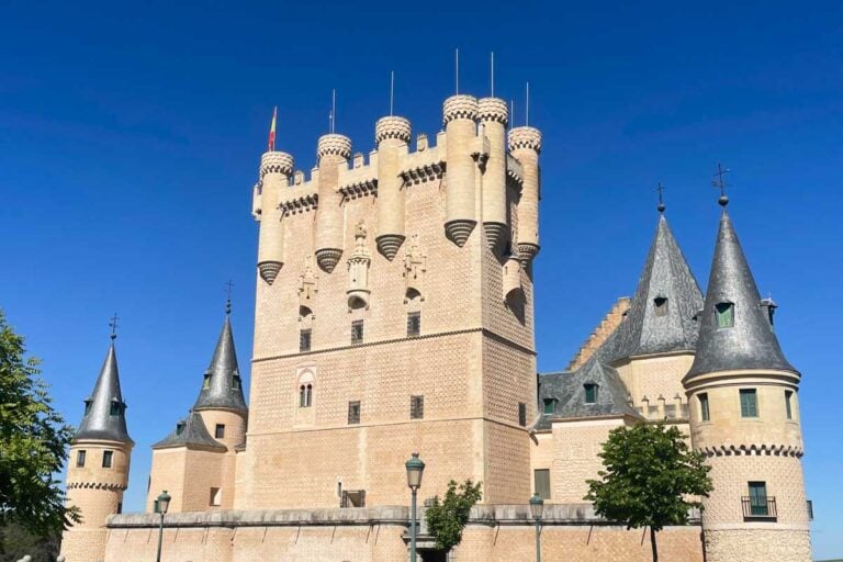 The Alcazar of Segovia in Old Town Segovia, Spain