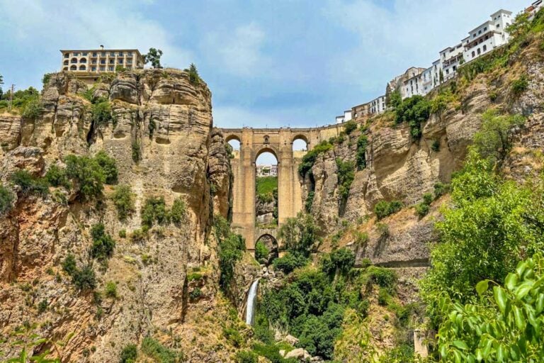 The Puente Nuevo bridge in Ronda, Spain