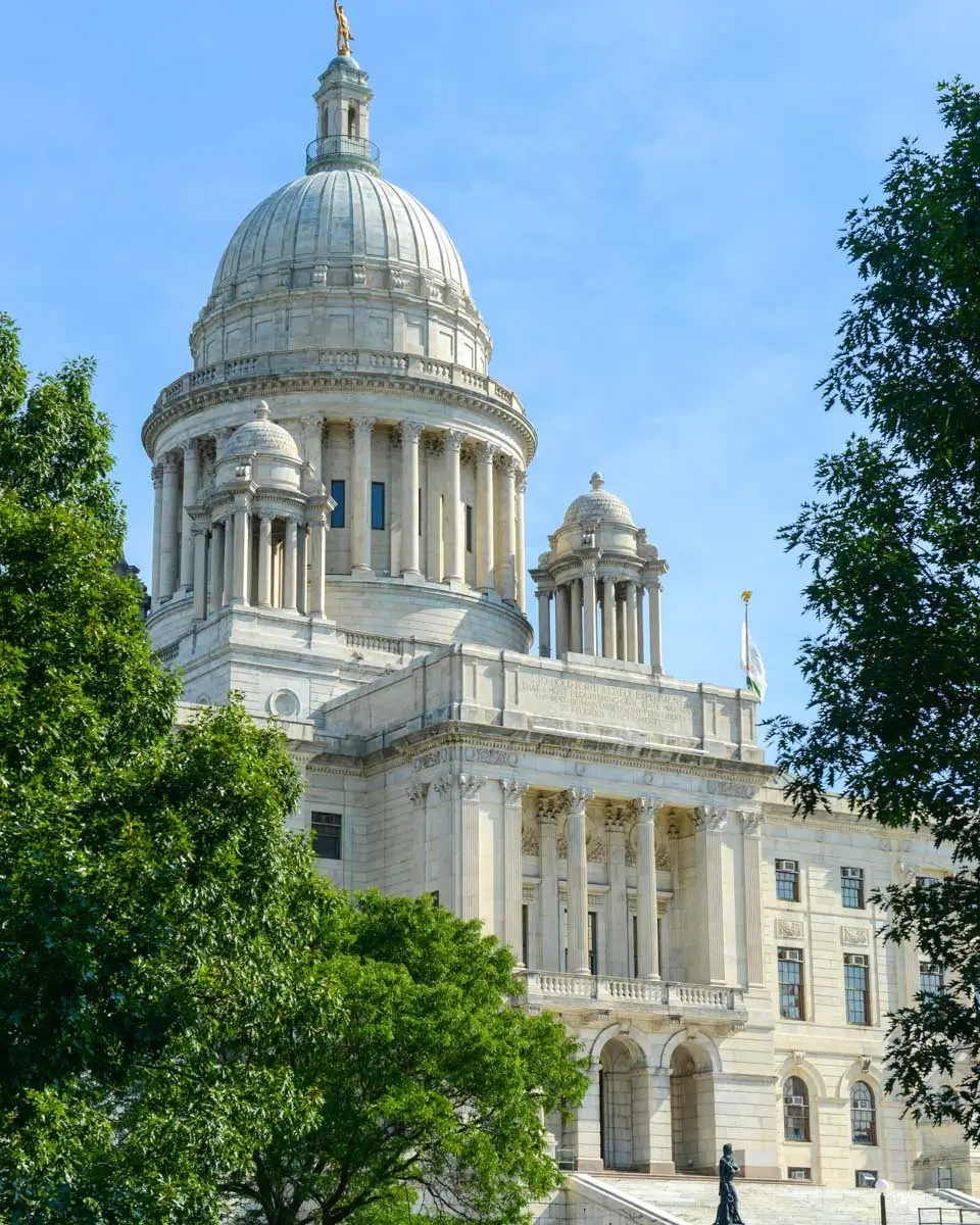 The Rhode Island State House in Providence, Rhode Island (2)