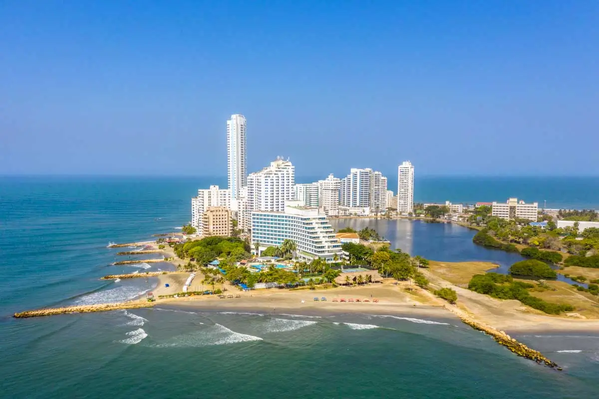 The area of El Laguito in Cartagena, Colombia (1)