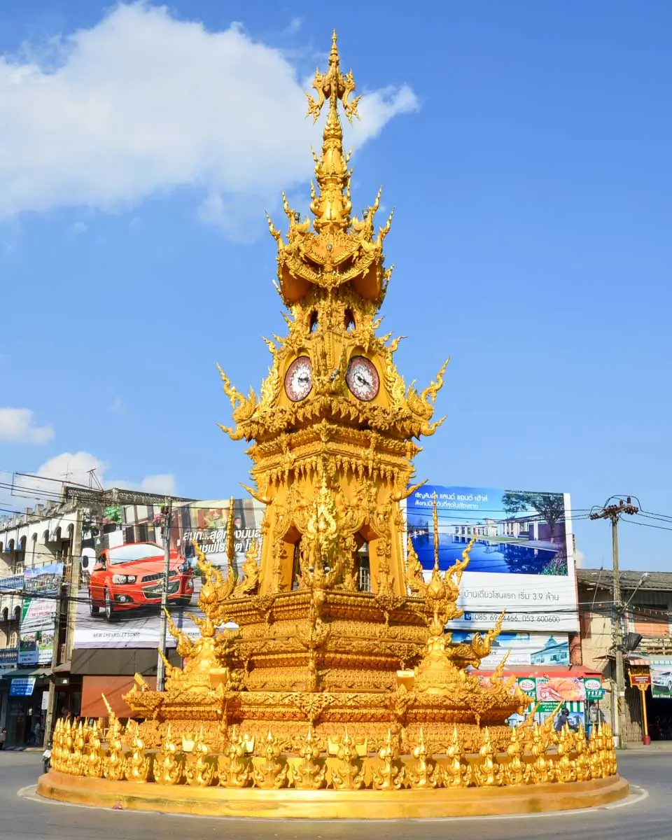 The famous Clock Tower in Chiang Rai, Thailand 2