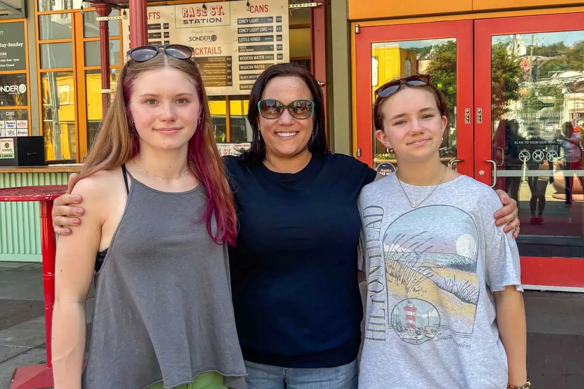 Theresa and Family at Findlay Market - Street Food Tour and Findlay Market - Cincinnati, Ohio