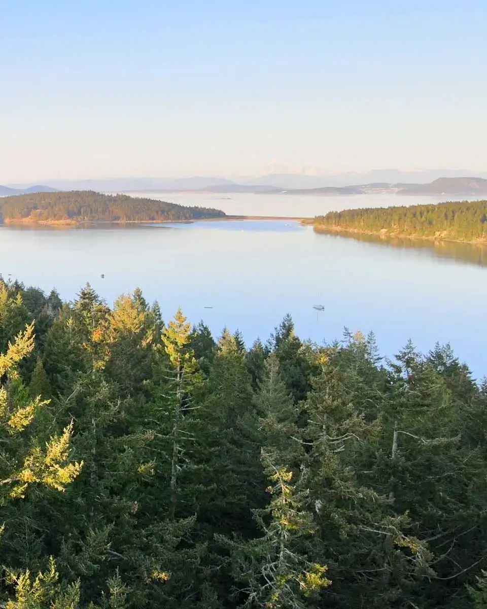 View from Mount Erie, San Juan Islands, Washington