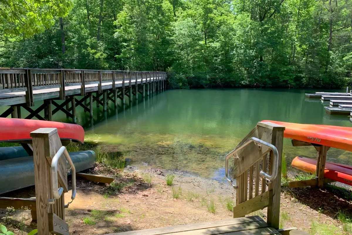 Waller Mill Park seen in Williamsburg, Virginia