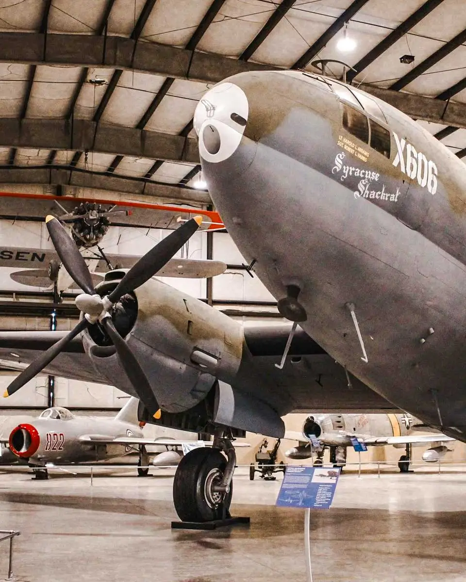 A plane seen at Pima Air and Space Museum, Tucson, Arizona
