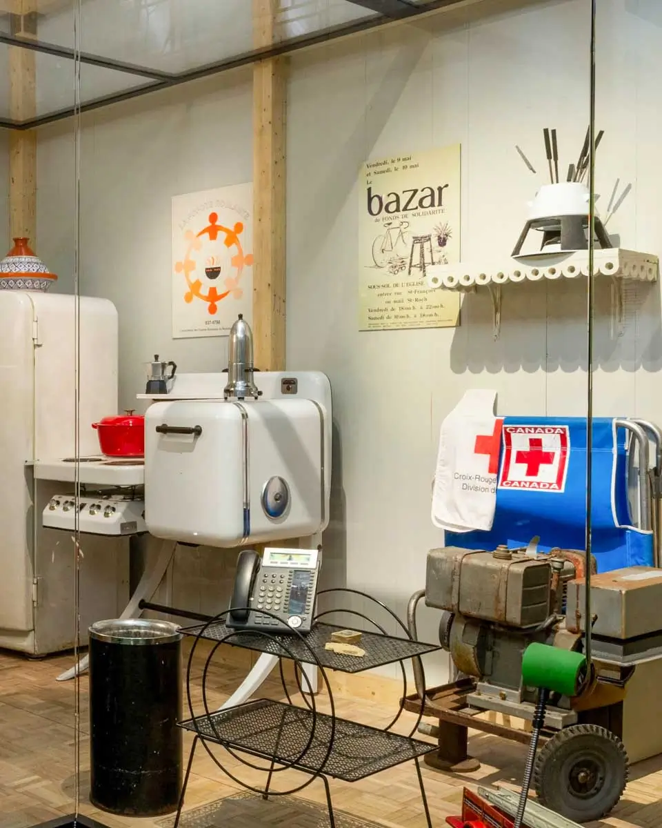 An exhibit seen at Museum of Civilization in Quebec Canada