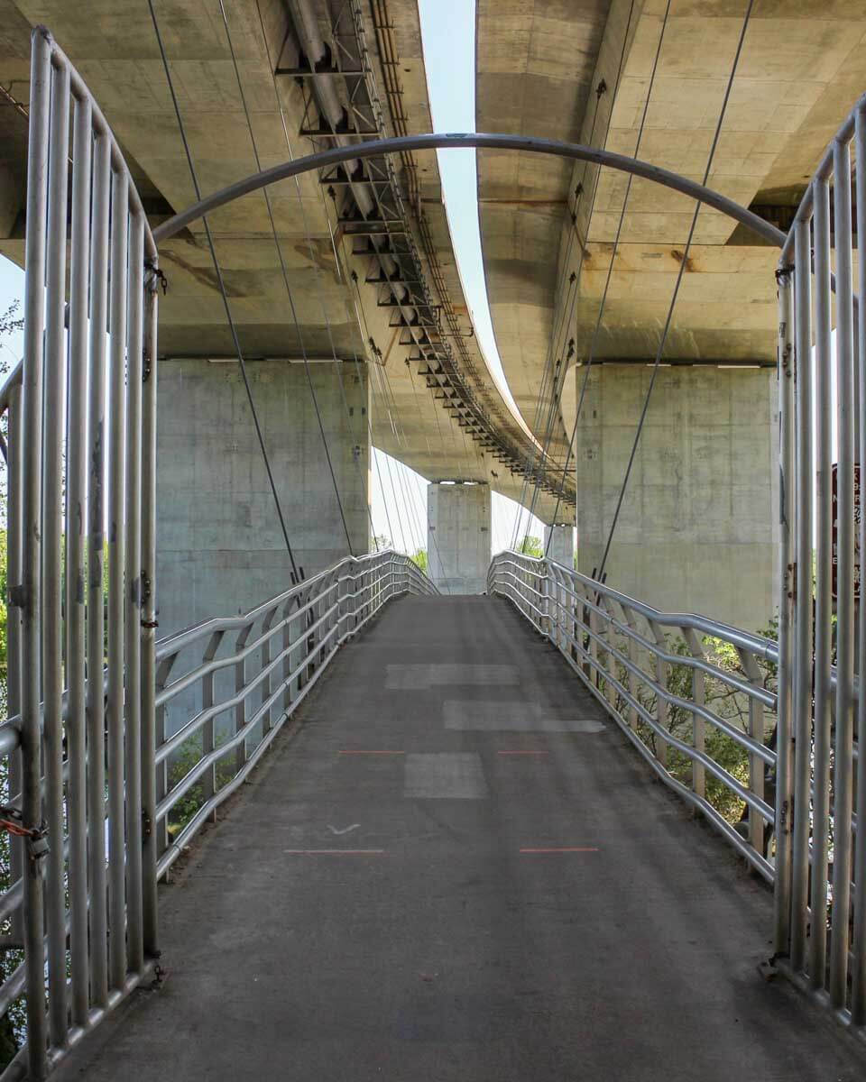 Belle Isle Suspension Bridge James River Richmond Virginia