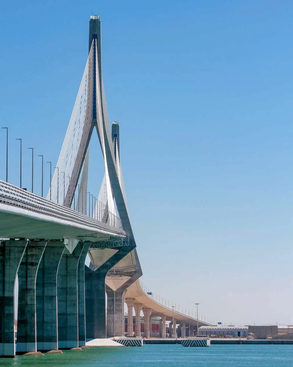 Bridge of the Constitution of 1812 in the city of Cadiz, Spain