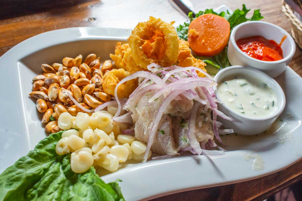 Ceviche-eaten in Valparaiso, Chile