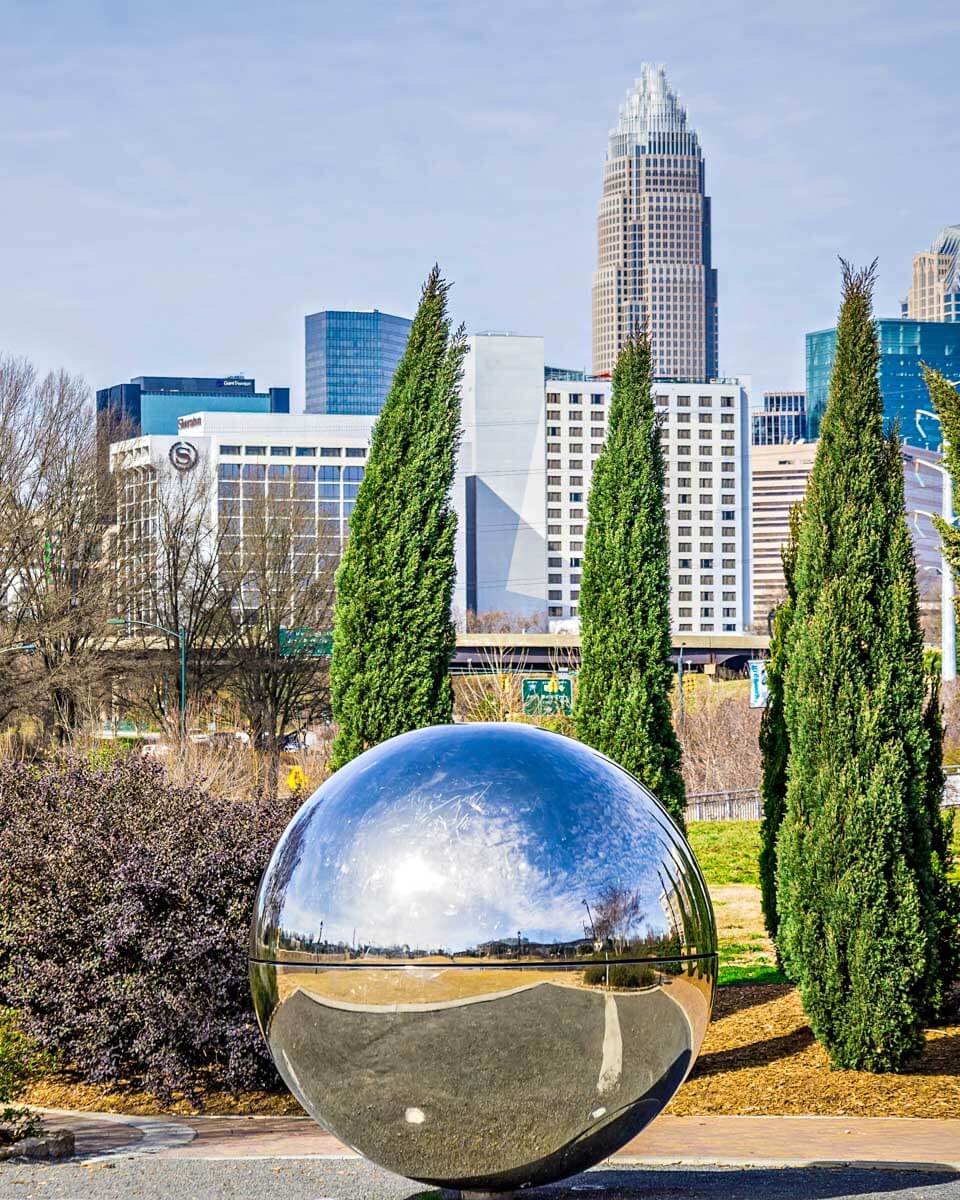 Charlotte city skyline in Charlotte, North Carolina