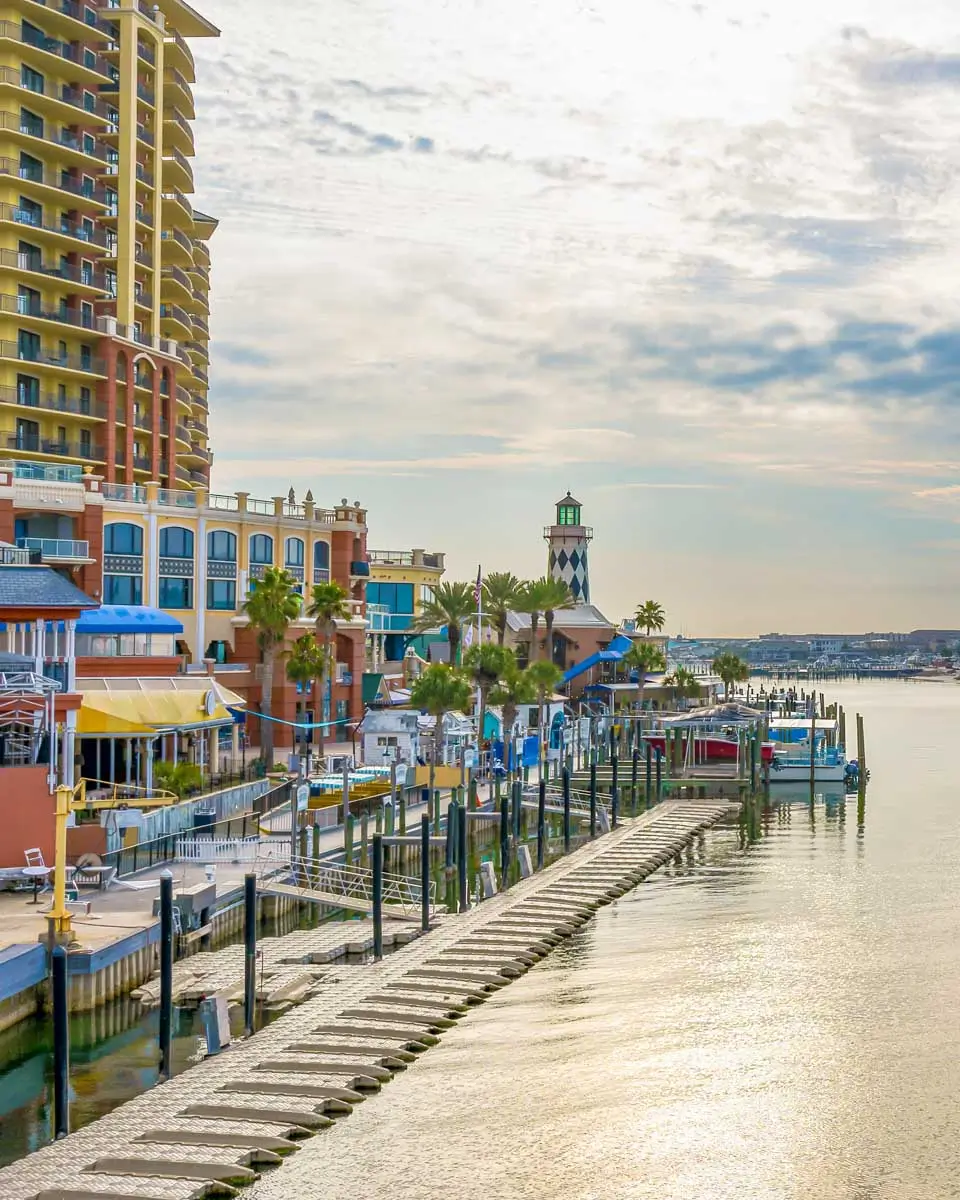 Destin Harbor Boardwalk, in Destin, Florida