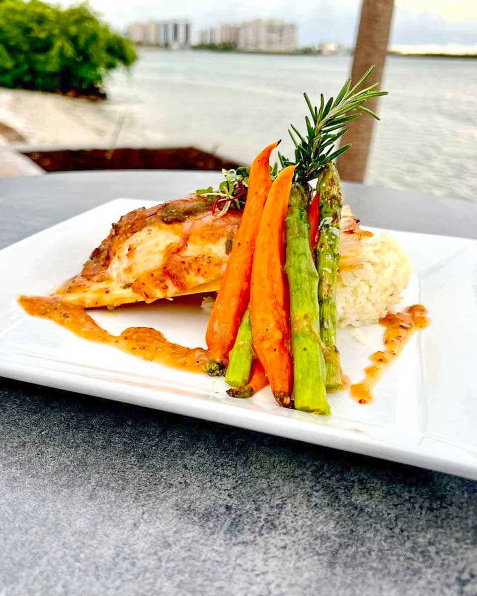 Fish eaten for lunch at Flippers On The Bay in Fort Myers