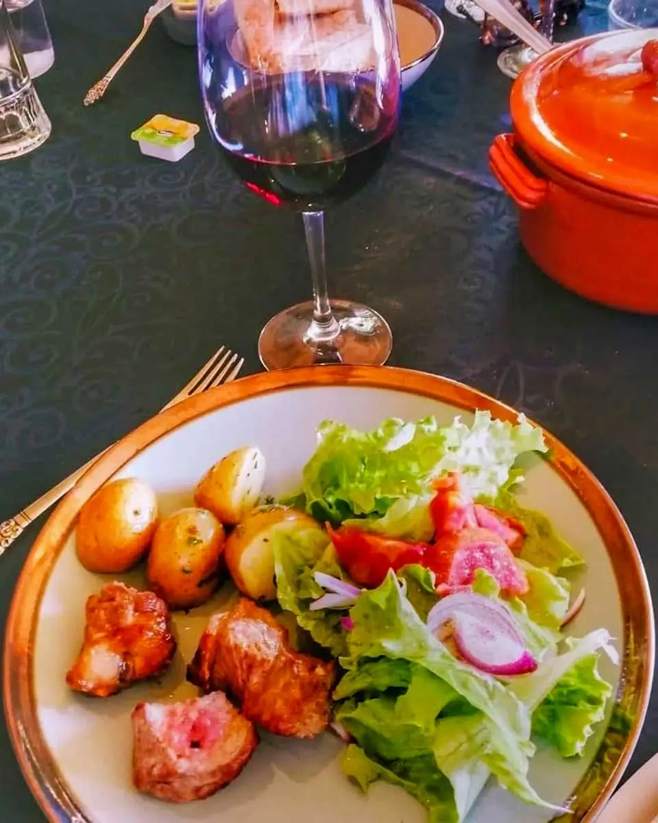 Food eaten at Re-Canto Farm-to-Table dinner at Madeira