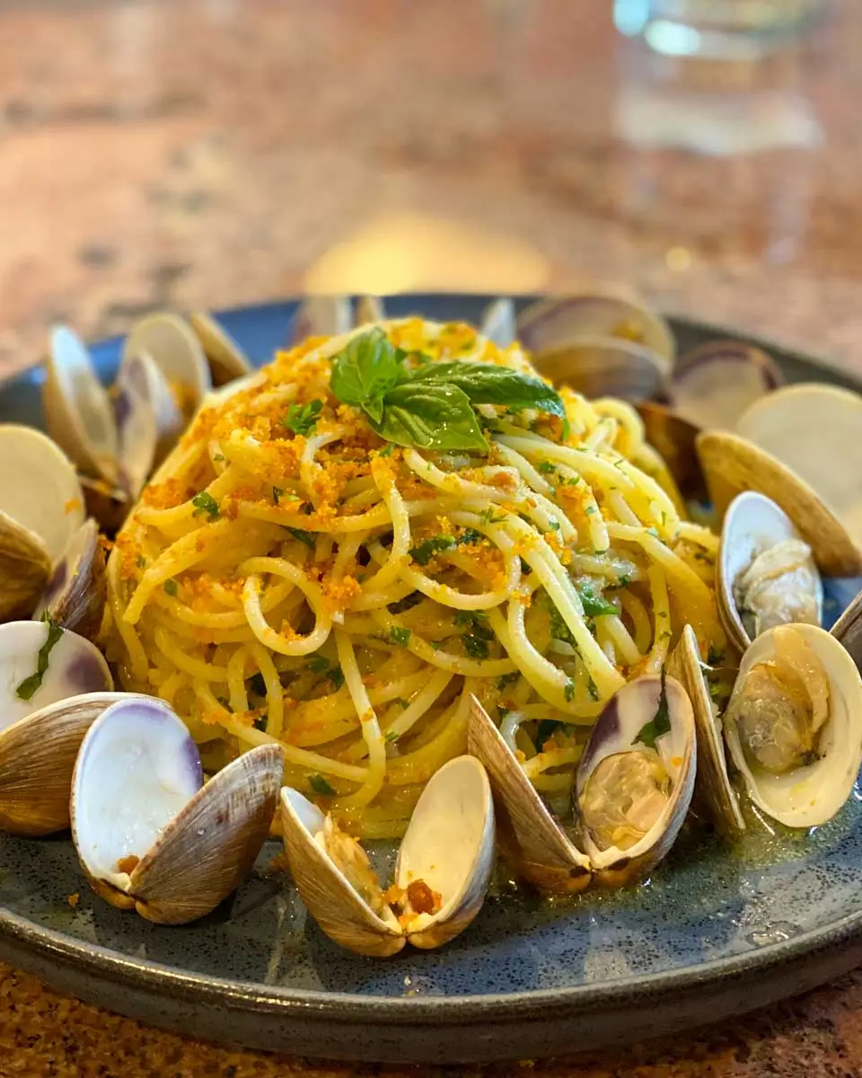 Food eaten at the Mediterraneo, Sarasota, Florida