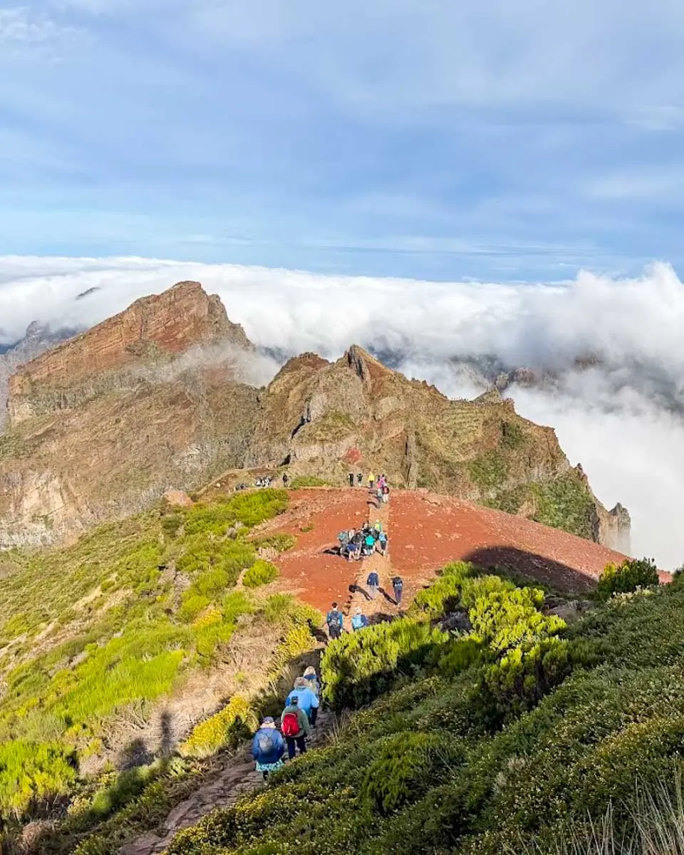 Heading to Pico de Arriero on East coast tour Madeira, Portugal