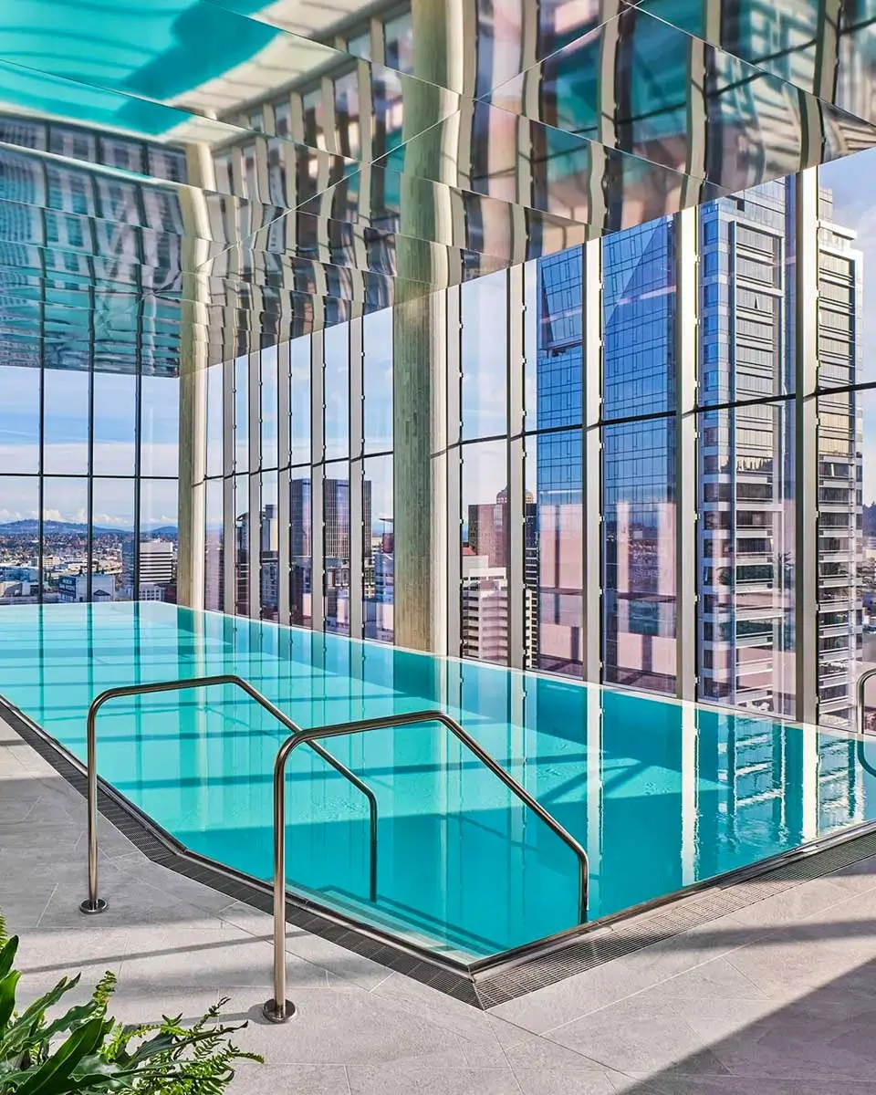 Indoor pool at The Ritz-Carlton, Portland, Oregon