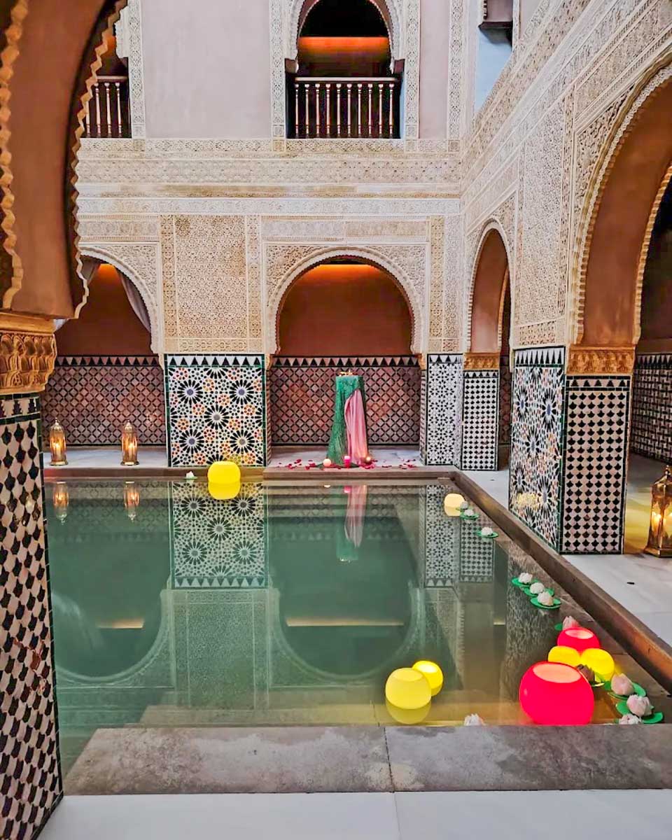 Inside the Hammam Al Andalus Malaga